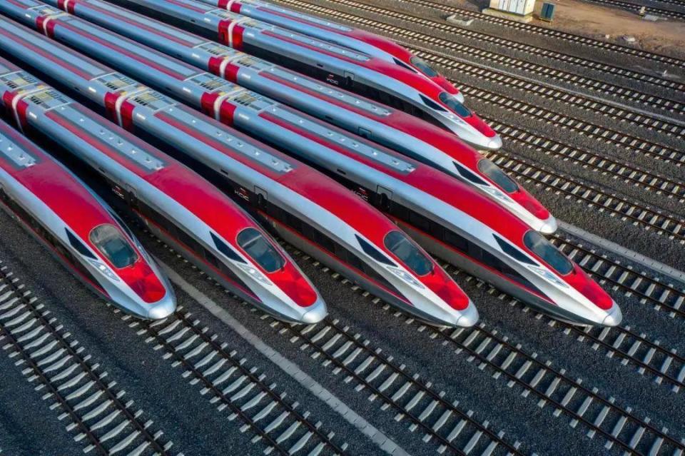 ?雅萬高鐵動(dòng)車組。中國中車供圖。